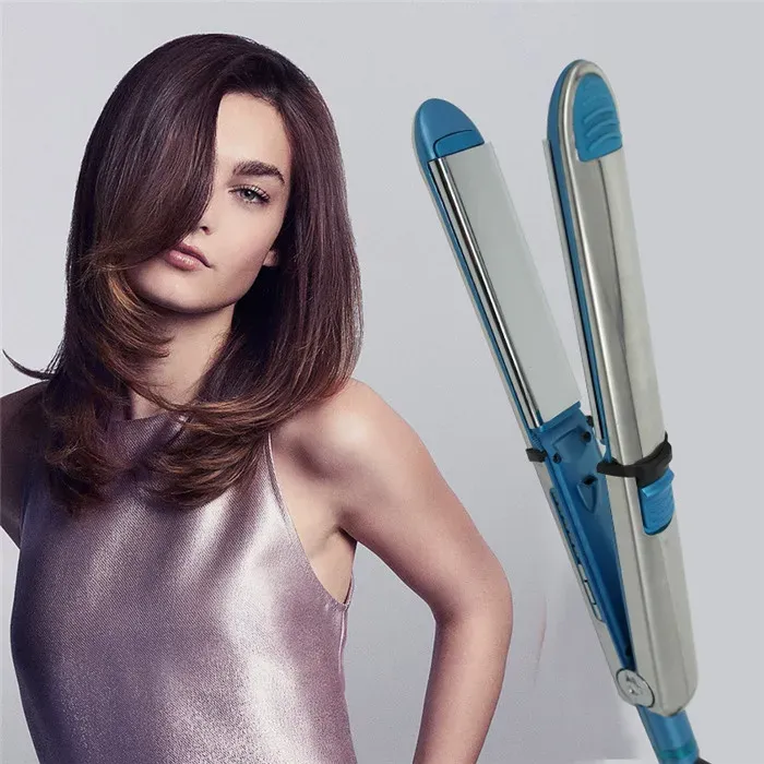 High Quality Hair Straightener PRO Na-No TITANI Baby optima 3000 Hair Straightening Irons 1.25 inch flat irons Straighteners with Retail Box