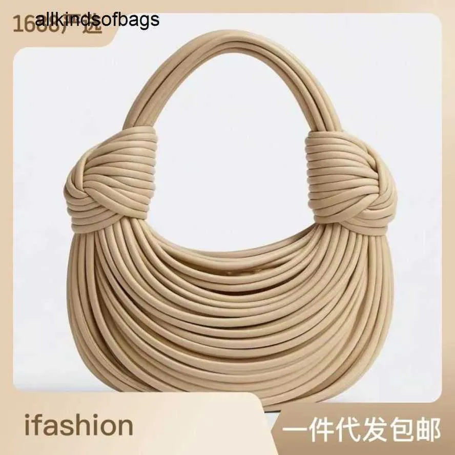 Bottegaavenetas Tassen Jodie Noodle Bag Handgeweven touw Knoop Handtas Dames Lamian Noodles Klein ontwerp Veelzijdige enkele schouder Cross Body frj L074