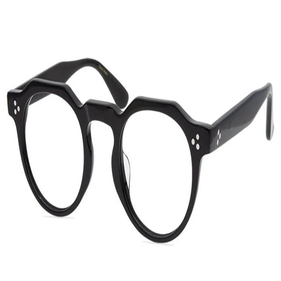 Mannen Optische Brilmontuur Ronde Brilmonturen Retro Brilmontuur Mode Brillen Vrouwen Handgemaakte Bijziendheid Brillen met Box327y