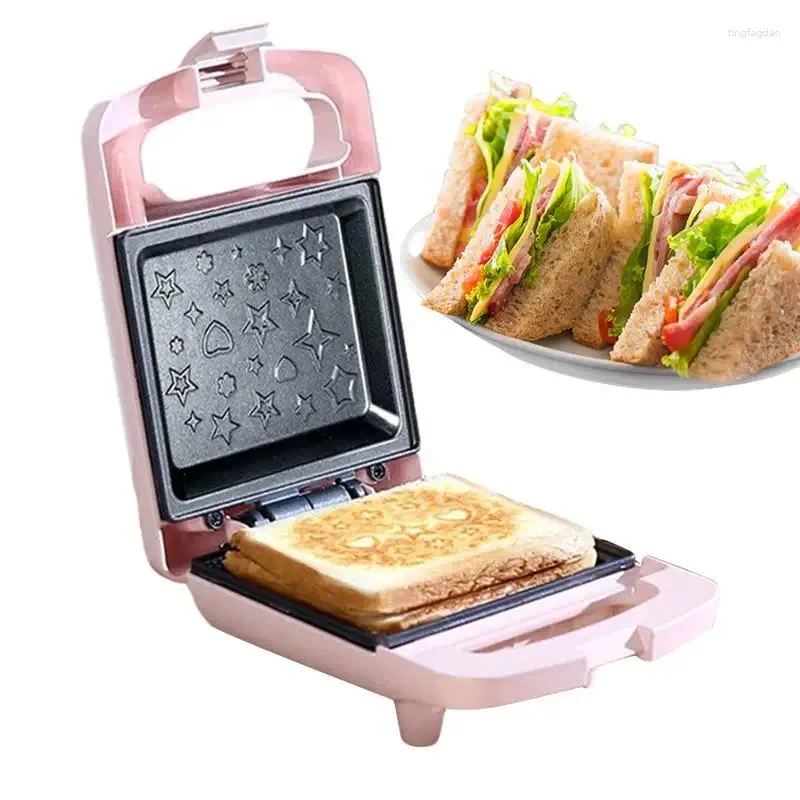 Outils de cuisson Mini Sandwich Maker Double face chauffage grille-pain plaque antiadhésive multi-fonction Grill fromage Machine outil de cuisine