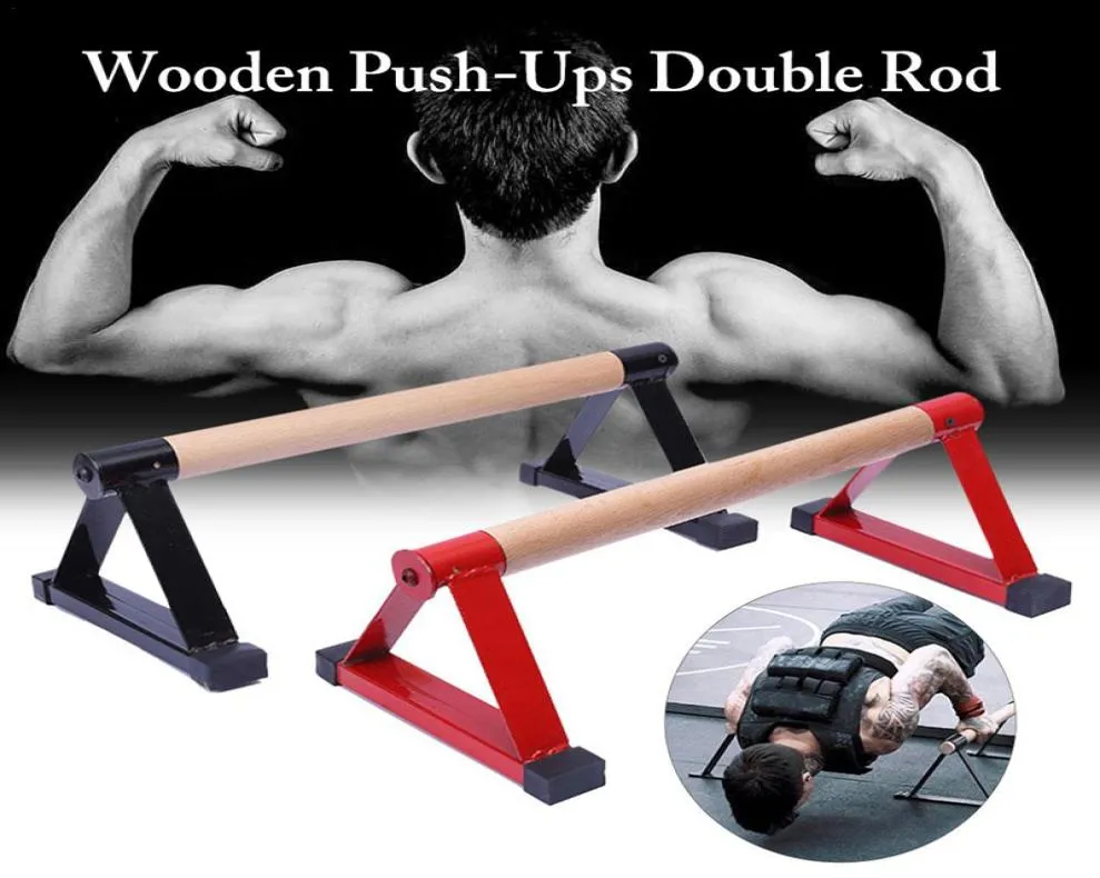 Parallettes-Set aus Holz, Liegestütz-Parallelstangen, Stretch-Doppelstangenständer, Calisthenics-Handstand, Anti-Schwerkraft-Fitnessgerät, F20, Y24321670