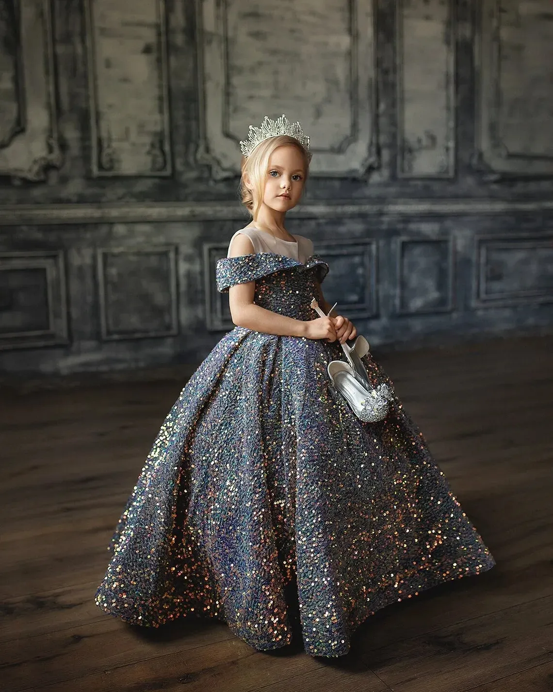 Robe Noël Femme Manches Longues Imprimée - Coupe A-line Ample Et Confortable - Tenue Fête Ou Soirée Festive
