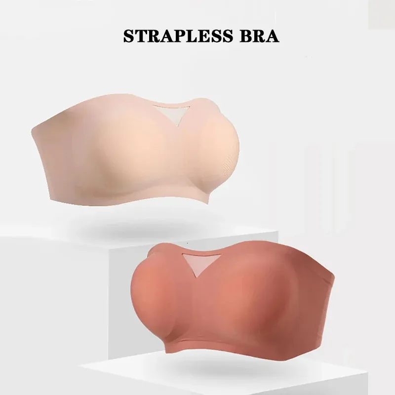 Soft Seamless Push Up Bra For Women Tube Top Lingerie With Drop Tier  Design, Push Up Wire, And Seamless Invisibility Ideal For Sexy Lounging And  Casual Wear From Heng02, $13.9