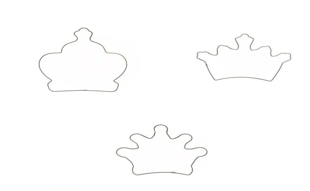 Bakformar aprikos 3pcsset cookie cutter krona design fondant kex kaka rostfritt stål mögel bakverk ddecoration tool1151448