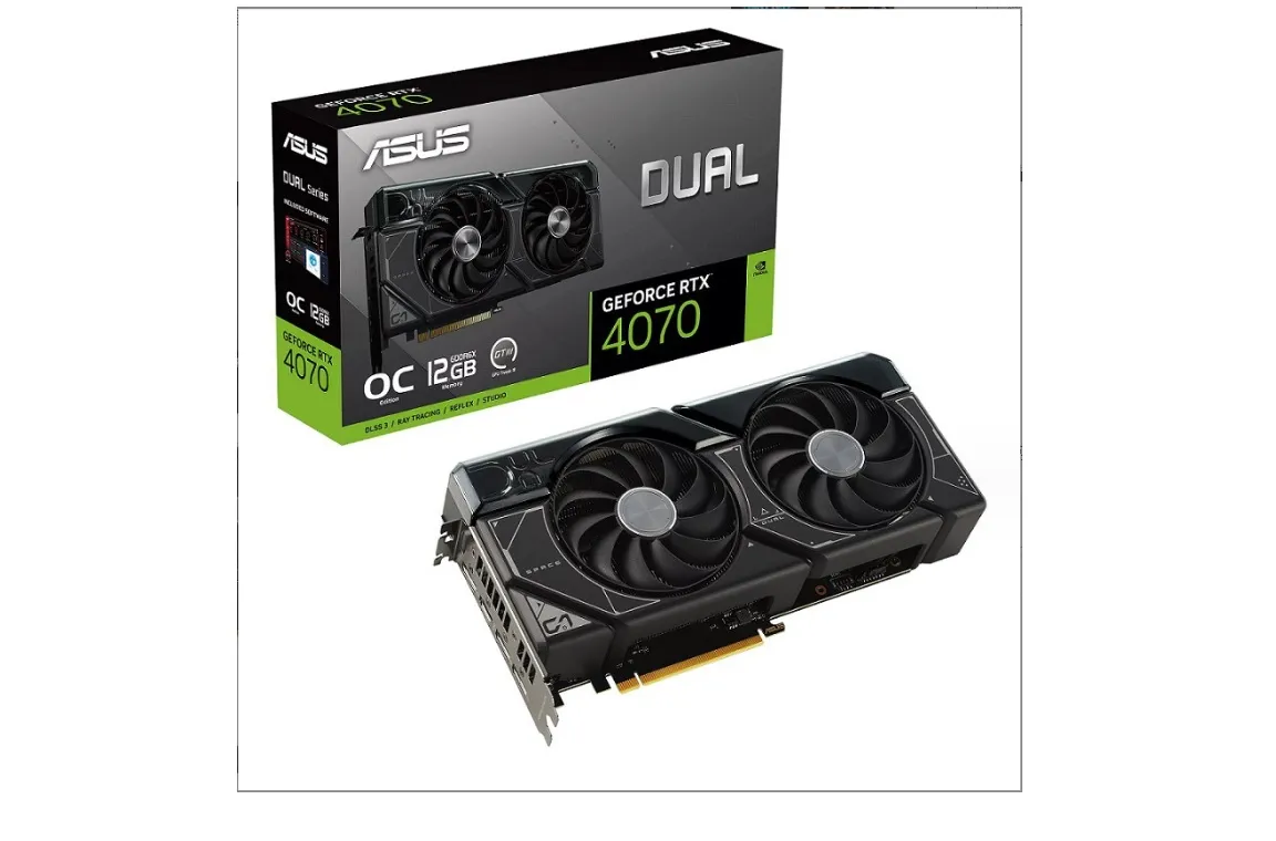 Placas gráficas Asus New Snow Leopard Dual-Rtx4070-O12G 12Gb Desktop Gaming Card Appli Drop Delivery Otbxn
