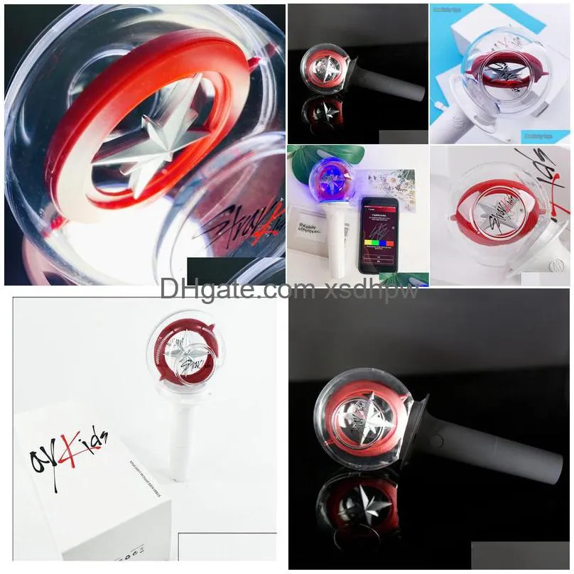 Lightstick New Fashion Kpop Strayed Kids Lightstick With Bluetooth Concert  Hand Lamp Glow Light Stick Flash Lamp Fans Collection
