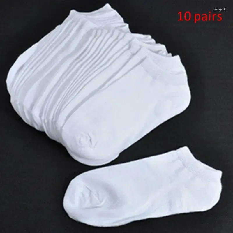 Women Socks 10 Pairs Women's Short Unisex Solid Black/White/Gray Low Cut Ankle Sock Comfortable Girl Simple Cotton Female