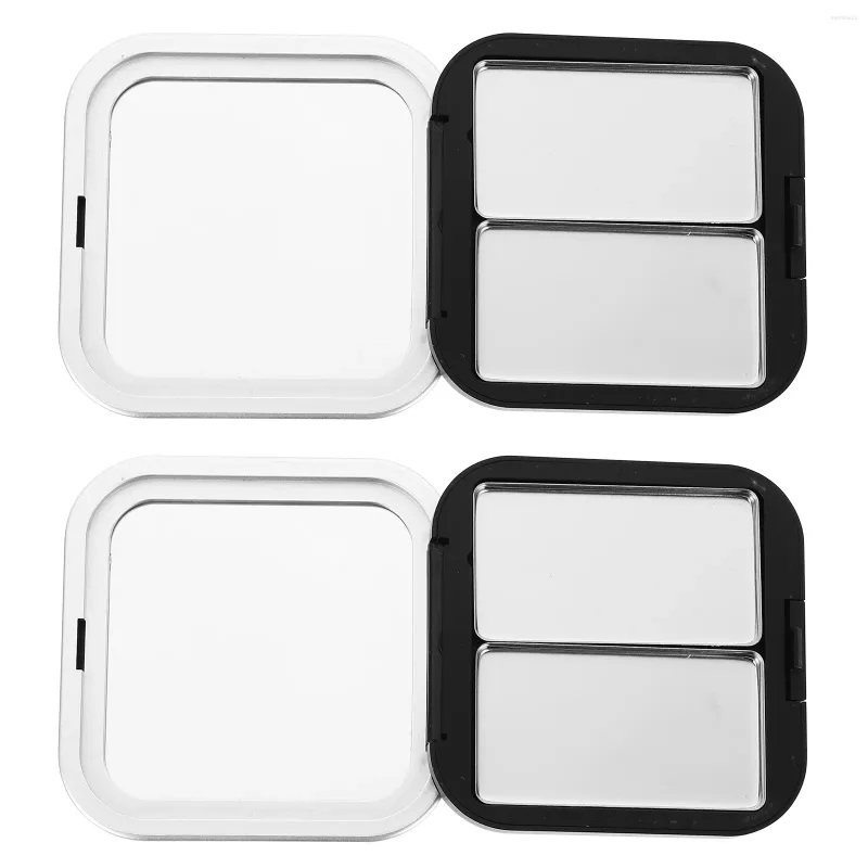 Förvaringsflaskor Tom läppstiftpalett Pan Magnetiska ögonskugga Lådor Kosmetisk grädde Tray Portable Small Makeup Compact Containers