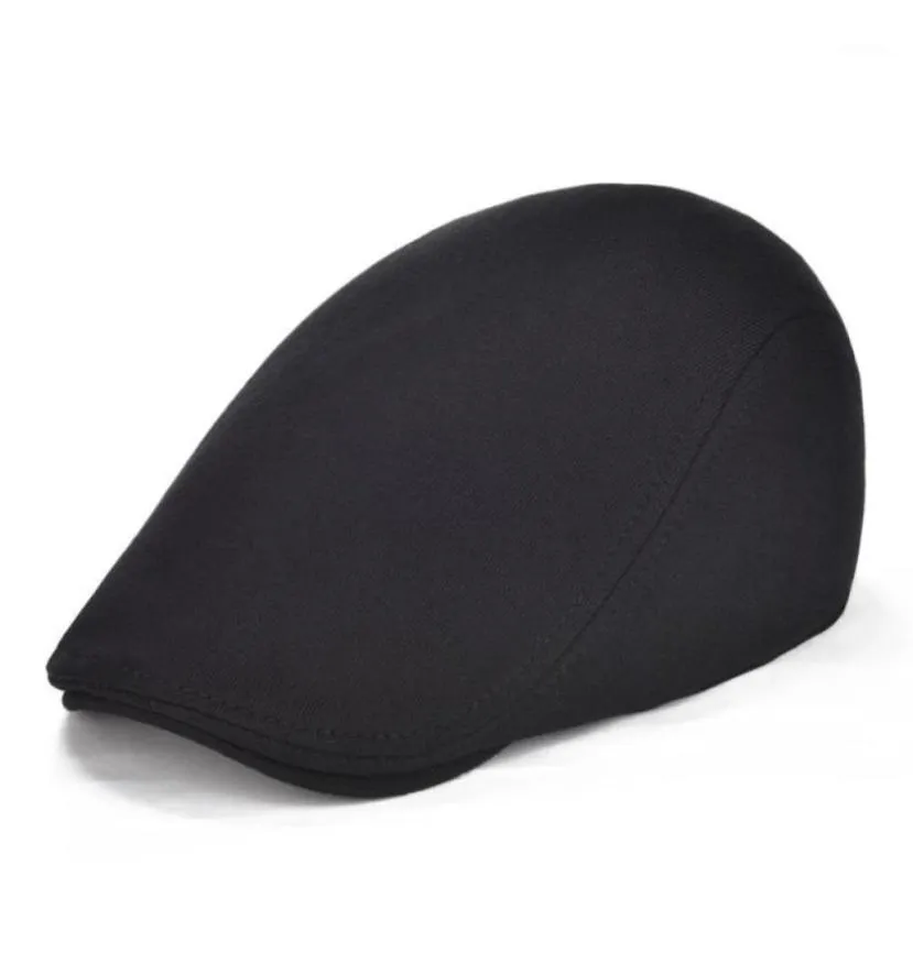 Sboy Hats Voboom Cotton Men Women Black Flat Cap Driver Retro Vintage Soft Boina Casual Baker Caps Cabbie Hat 31212812422