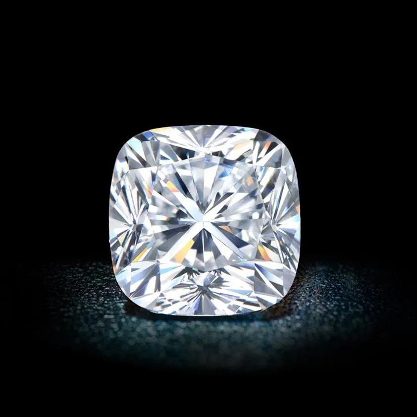 0 15ct-6 0ct3mm-10 5mm corte de almofada com um certificado d f cor vvs clareza diamante sintético moissanite diamante solto certificado 225x