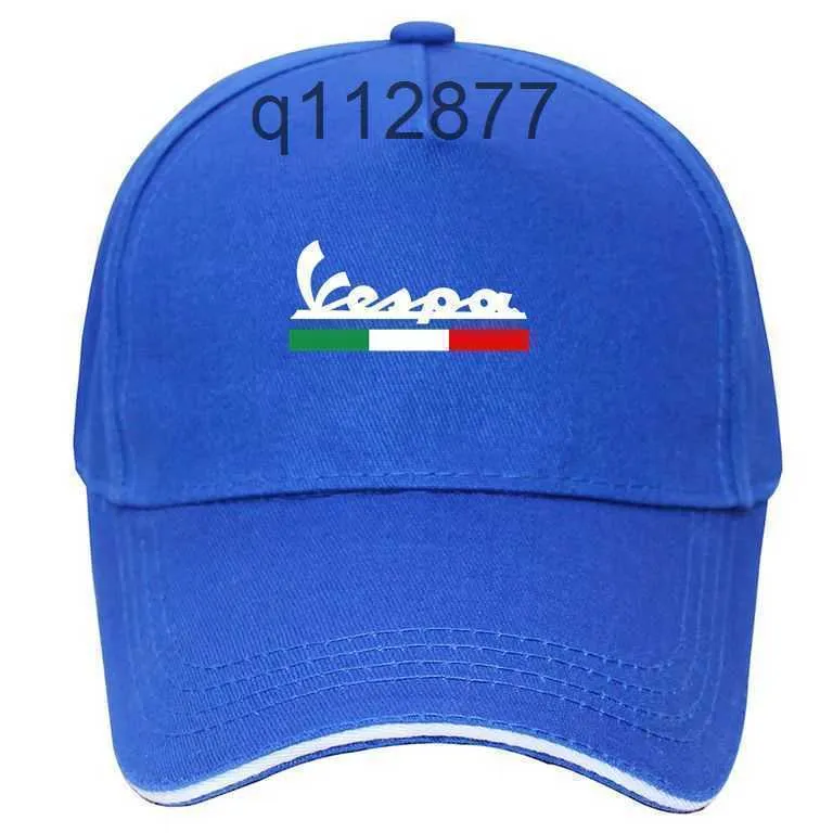 Bola Caps 2021 Homens Vespa Cap Beisebol Homens Mulheres Vespa Impressão Hip Hop Cap Motocicleta Casual Homens Mulheres Cap Chapéus Chapéu F1-55 T220923QP9R