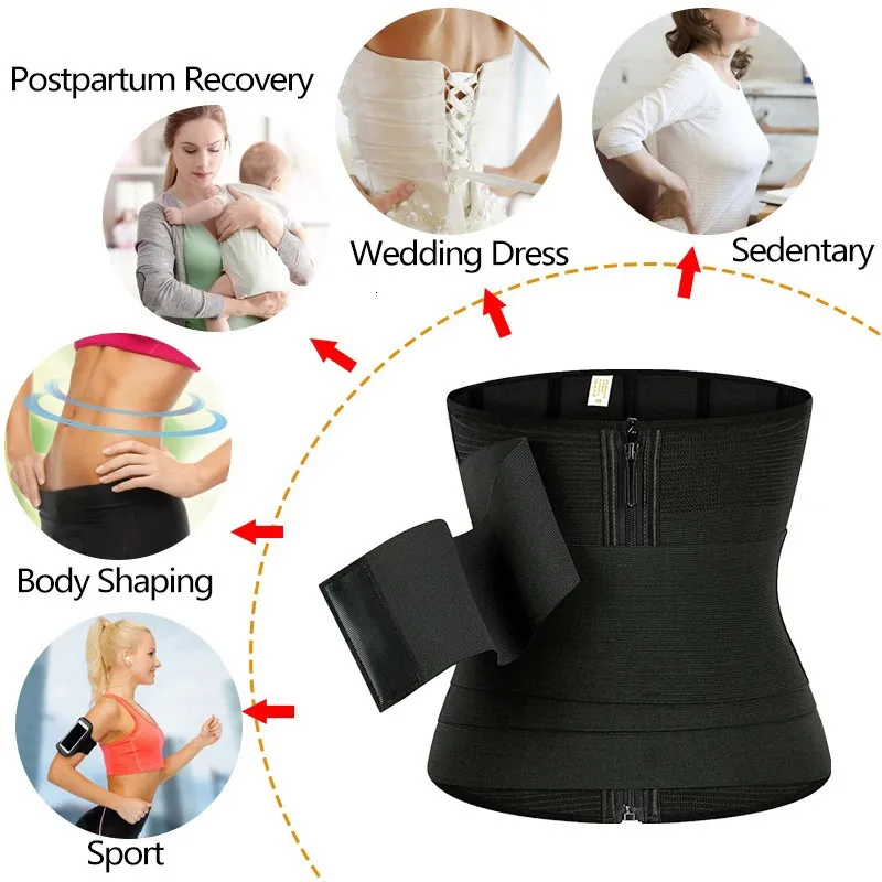 Waist Trainer for Women: Tummy Control Wrap Trimmer Sport Corset