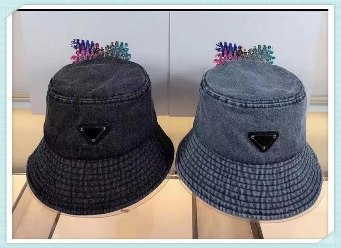 Luxurys Designers Women Bucket Hat Bonnet Mens Flat Peaked Beanie Gorro Denim Wide Brim Hats Luxury Designer Caps Sun Caps Casquet7955497
