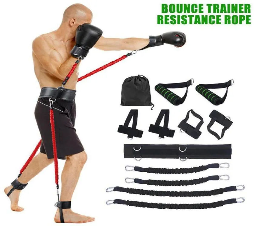 New Sports Fitness Resistance Bands Set for Leg and Arm Exercises Boxing Muay Thai Home Gym Bouncing Strength Training Equipment6919182