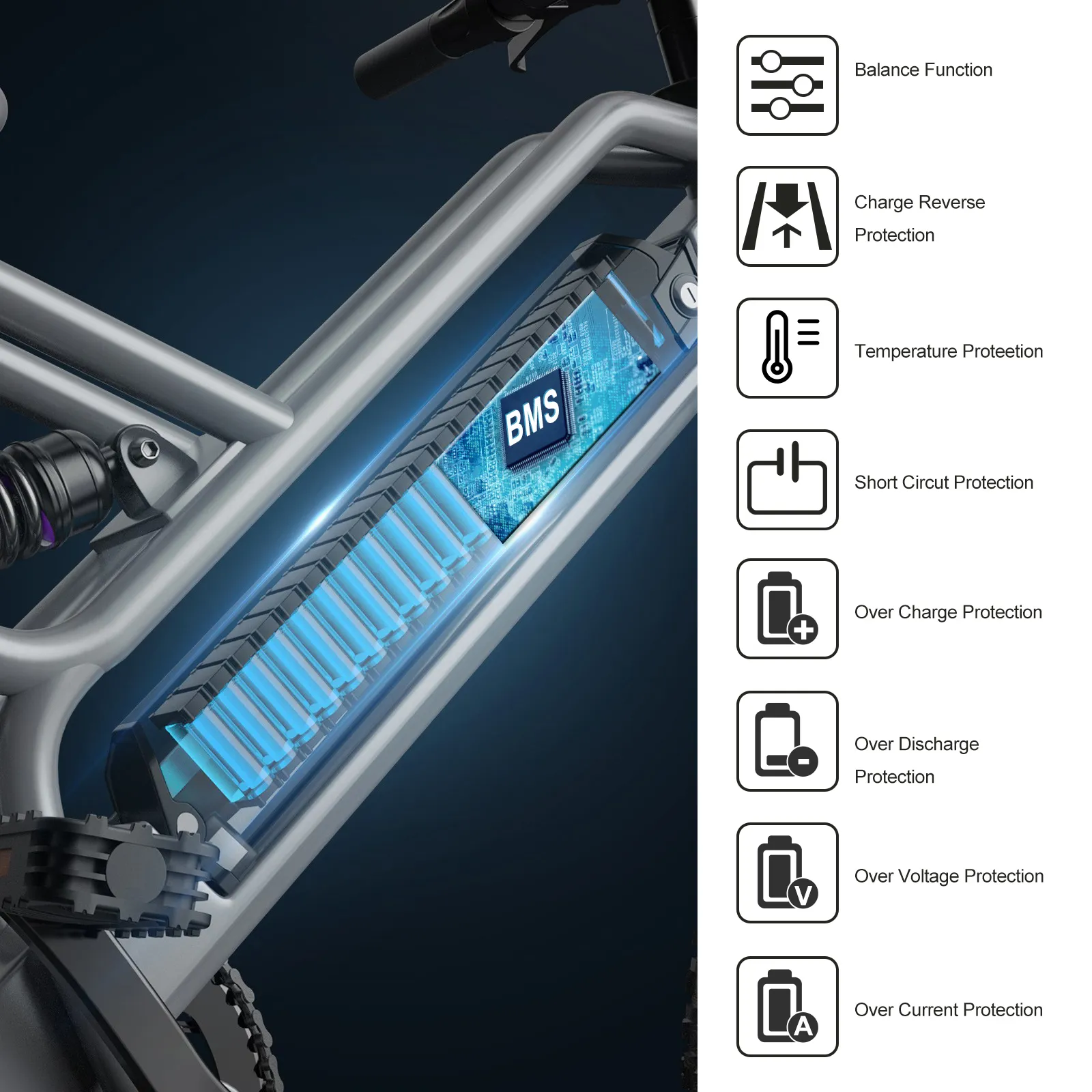 E-cykelbatteri 48V 13AH 17.5AH 21AH LITIUM JON Batteri med laddare för 200W 250W 350W 500W 750W 1000W Electric Bike Battery Mountain Bike Motor