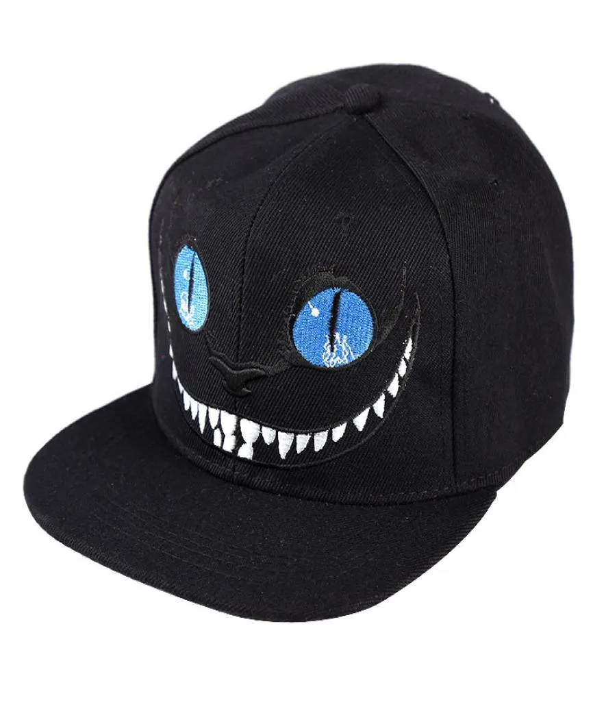 Cheshire gato sorriso gato designer pai chapéus bordado hip hop bola bonés masculino feminino chapéus size5007798