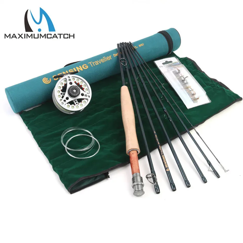 Fishing Accessories Maximumcatch 9FT 5 6 7 8WT Traveler Fly Rod Combo  Graphite IM10 30T 36T Carbon Fiber With Reel 231211 From 93,82 €
