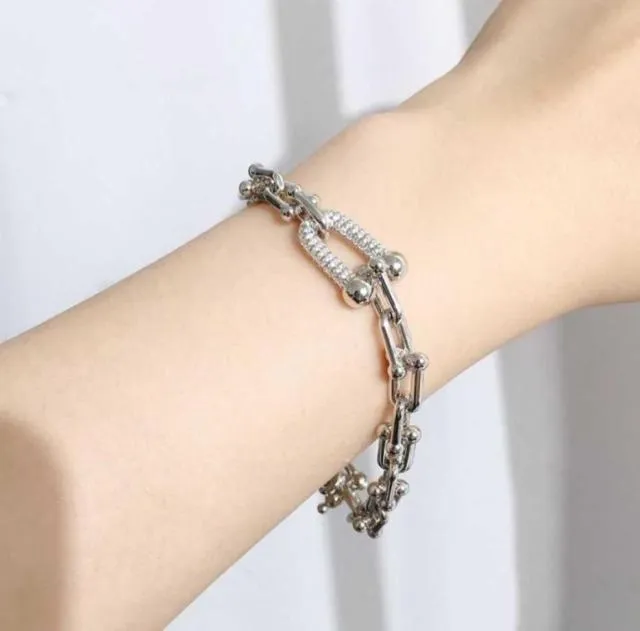 New Hiphop Cool New Micro Diamond U Word Bamboo Bracelet Star Same High Quality222nian17691373689200