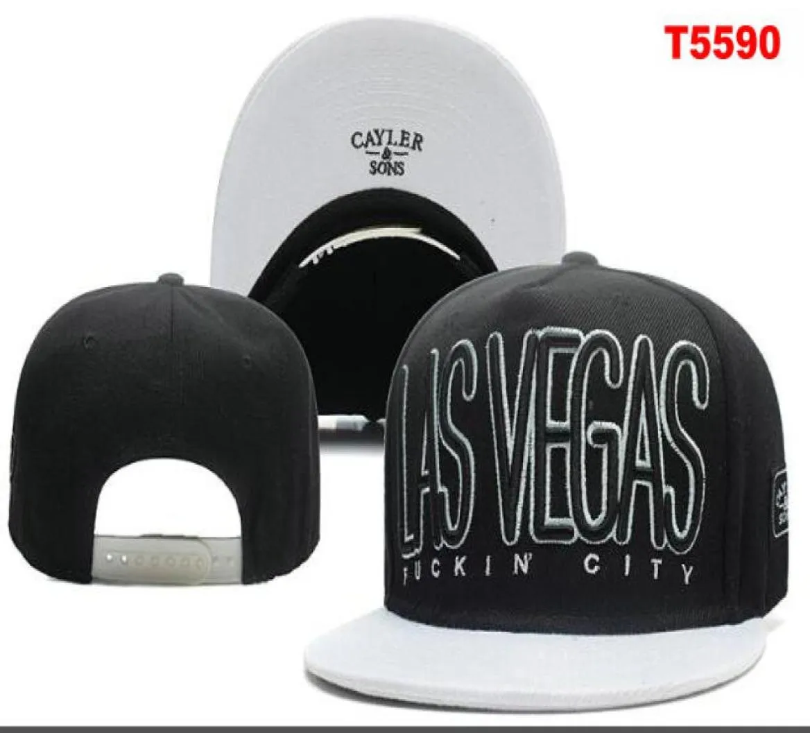 Snapback Caps Las Vegas Fuckin City Regulowany kapelusz Snapbacks marka Casquette Gorras Hat dla mężczyzn kobiety 082601080