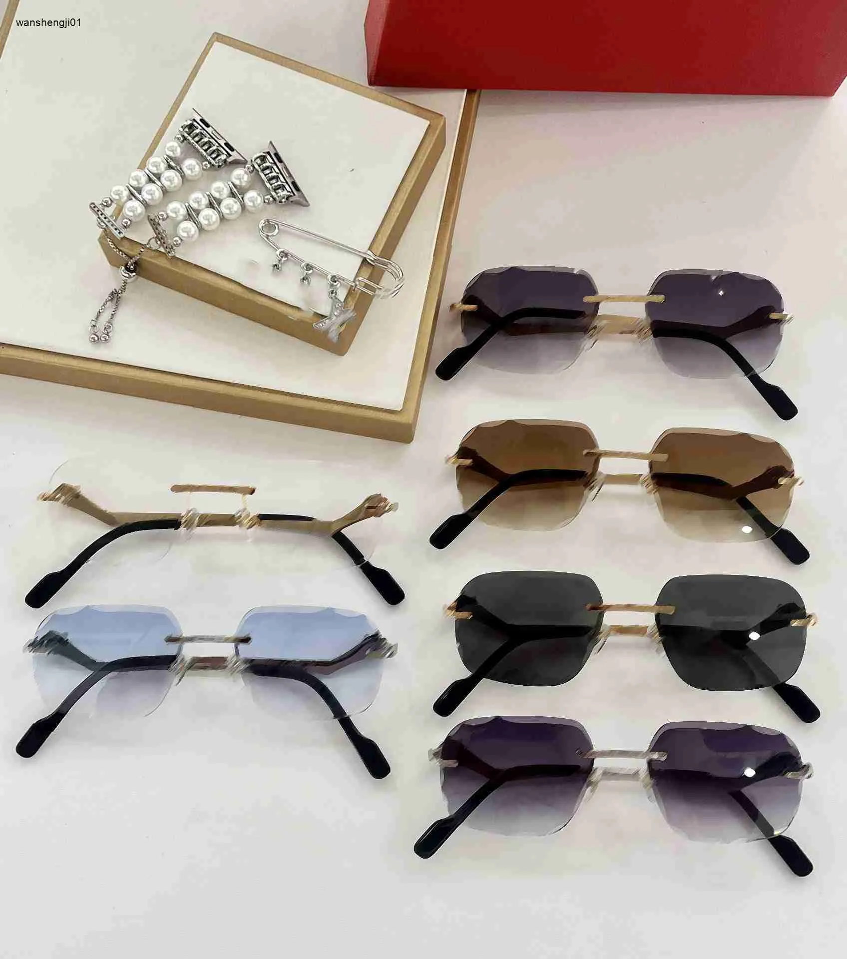 Luxury sunglasses women charm Beach glasses Men driving sunglass Fashion sunshade mirror Designer party mensunglass Size 57-18-140 Dec 11 GBLA hi-q