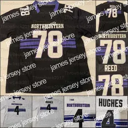 NEW American Wear Custom Northwestern College Football Jerseys 6 Drake Anderson 25 Isaiah Bo