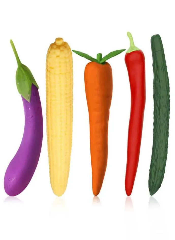 Nxy Anal Toys g Spot Clitoris vagin masseur jouet sexuel légumes concombre poivre carotte maïs vibrateur gode pour femmes masturbateur A8688561