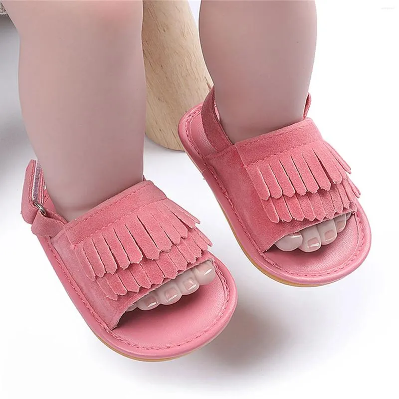 Babyschoenen Kindersandalen Baby Meisjes Schoenen Baby Jongens Open Teen Kwastjes Zomer Peuter Platte Sandalias