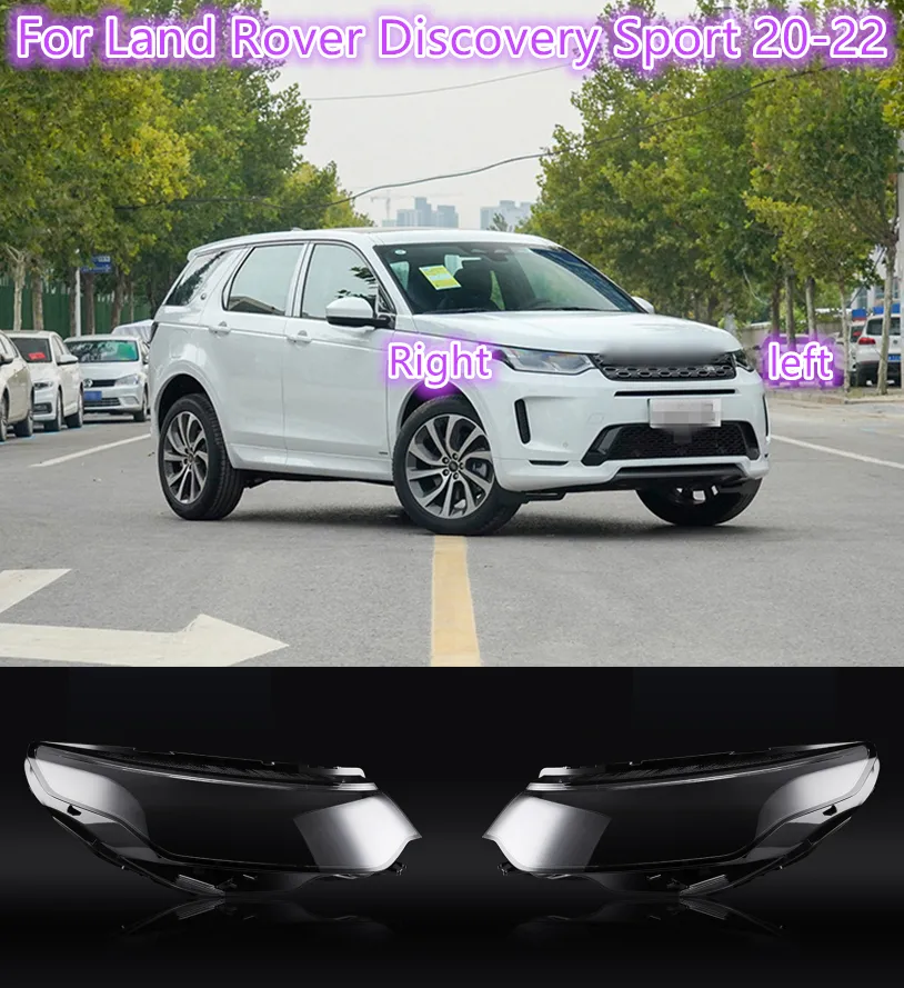 Suitable for Land Rover Discovery Sport front headlight cover, models 2020-2022 Discovery Sport headlights, organic glass lamp housing cover