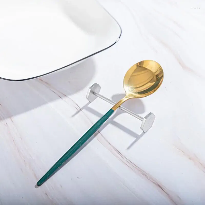 Chopsticks Portable Fork Holder Rack Spoon Stand Rests Holders Hexagon Dishwasher For Kitchen
