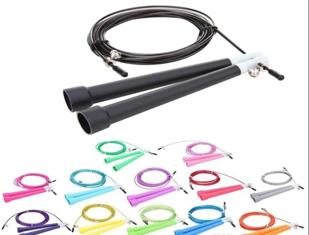 Justerbara Jump Ropes Steel Wire Examination Hopping Rope Gym Fitnesss Utrustning Tävla i hastighet Högkvalitet 3 5Hz WW HXL188E7718959