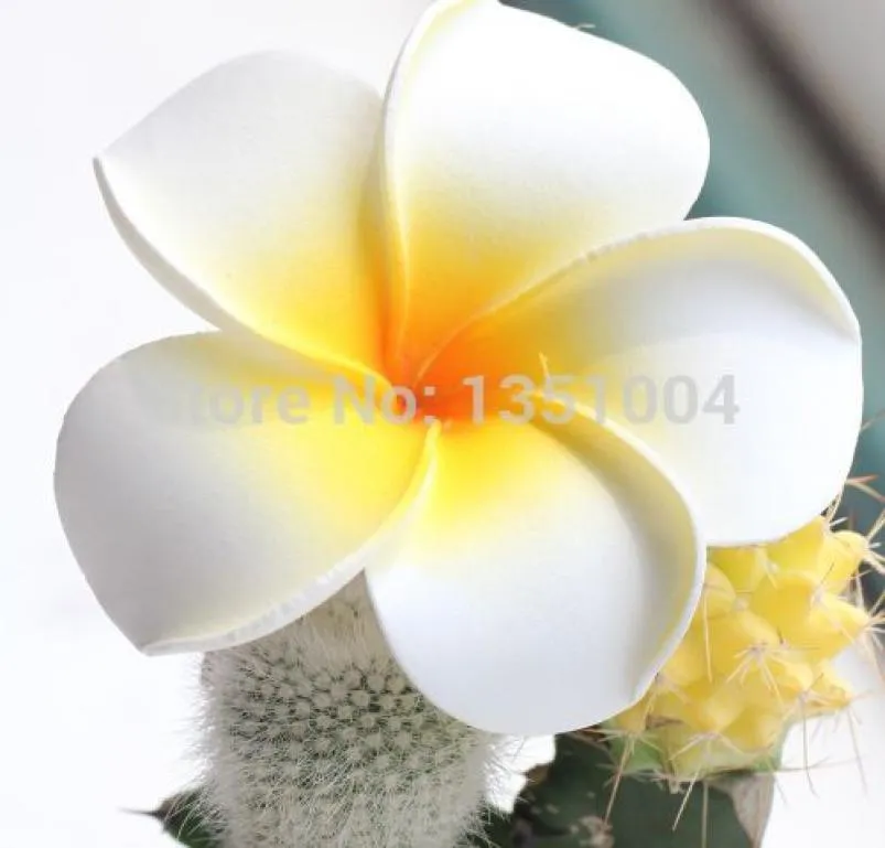 2quot 5cm Hawaiian Pe Plumeria Çiçek Frangipani Köpük Çiçek Meşzili 100 PCSLOT 9014691