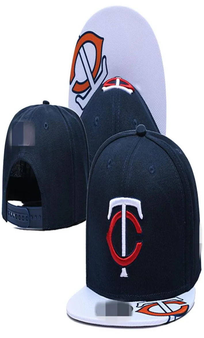 2022 Chapeau de mode Nouvelle arrivée Twins TC Lettre Snapback Casquettes de baseball Gorras Bones Sport de plein air Plat pour femmes Hommes Chapeaux réglables 7520057