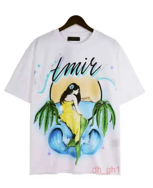 Amirss T-shirt pour homme T-shirt ample T-shirt court pour femme Graffiti Amis Lettre d'été Qualité Designer Col rond Homme imprimé Hip Hop 1 1T68