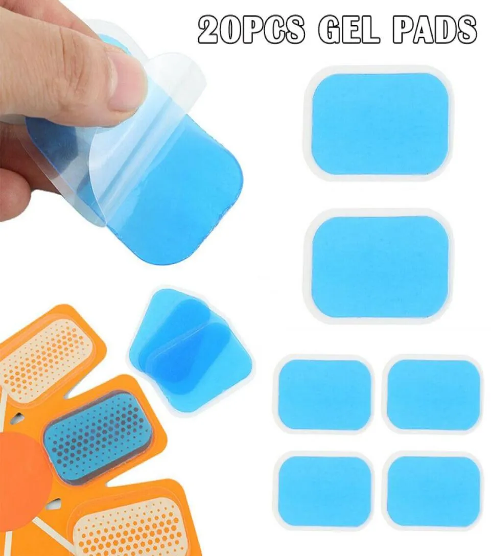 20pcs stymulator ABS Pads Gel Pass arkusz fitness pasek paska tali