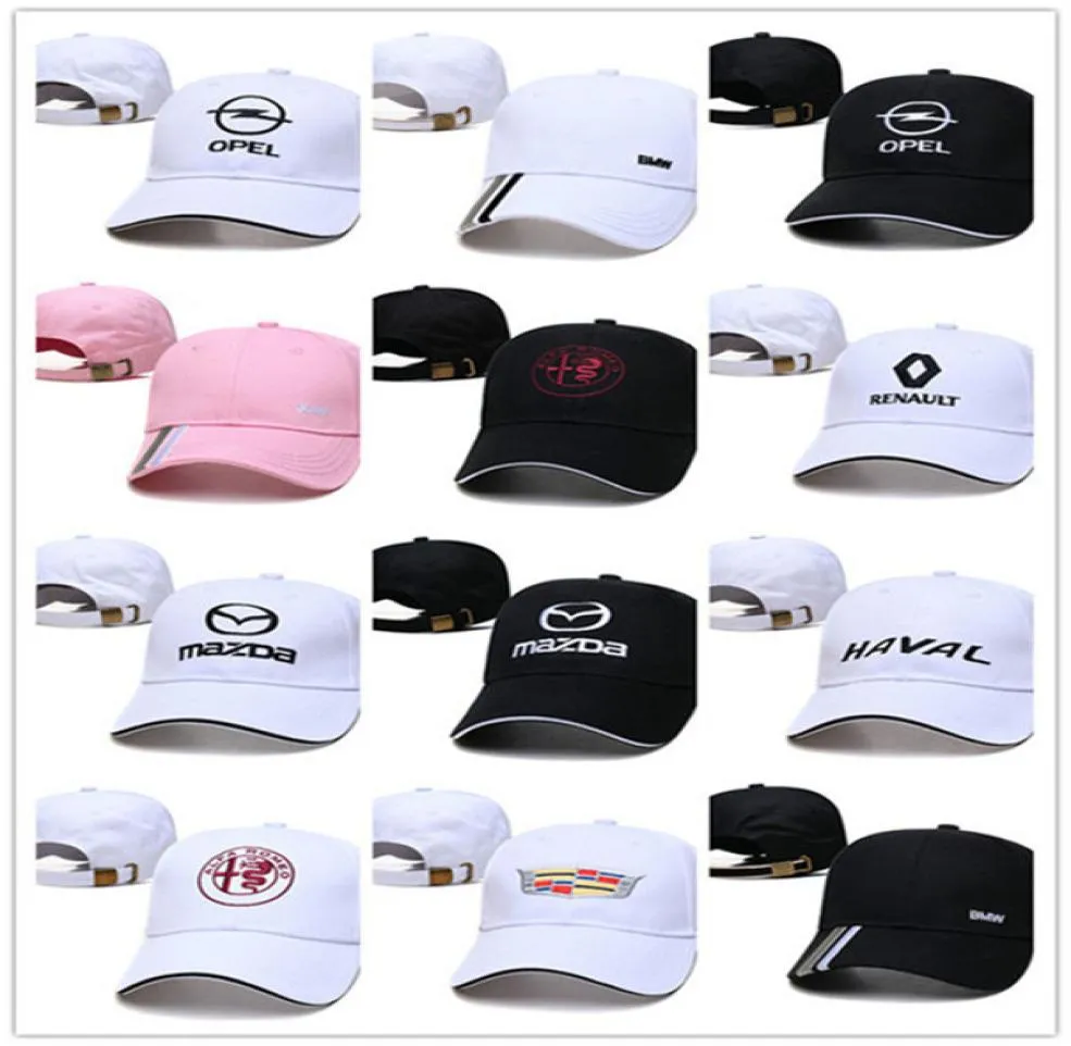 Dobra jakość wiosenna jesienna samochód Porsche Ford Baseball Cap Snapback Bawełny Hip Hop Outdoor Summer dla kobiet i mężczyzn Regulowane fashi3117690