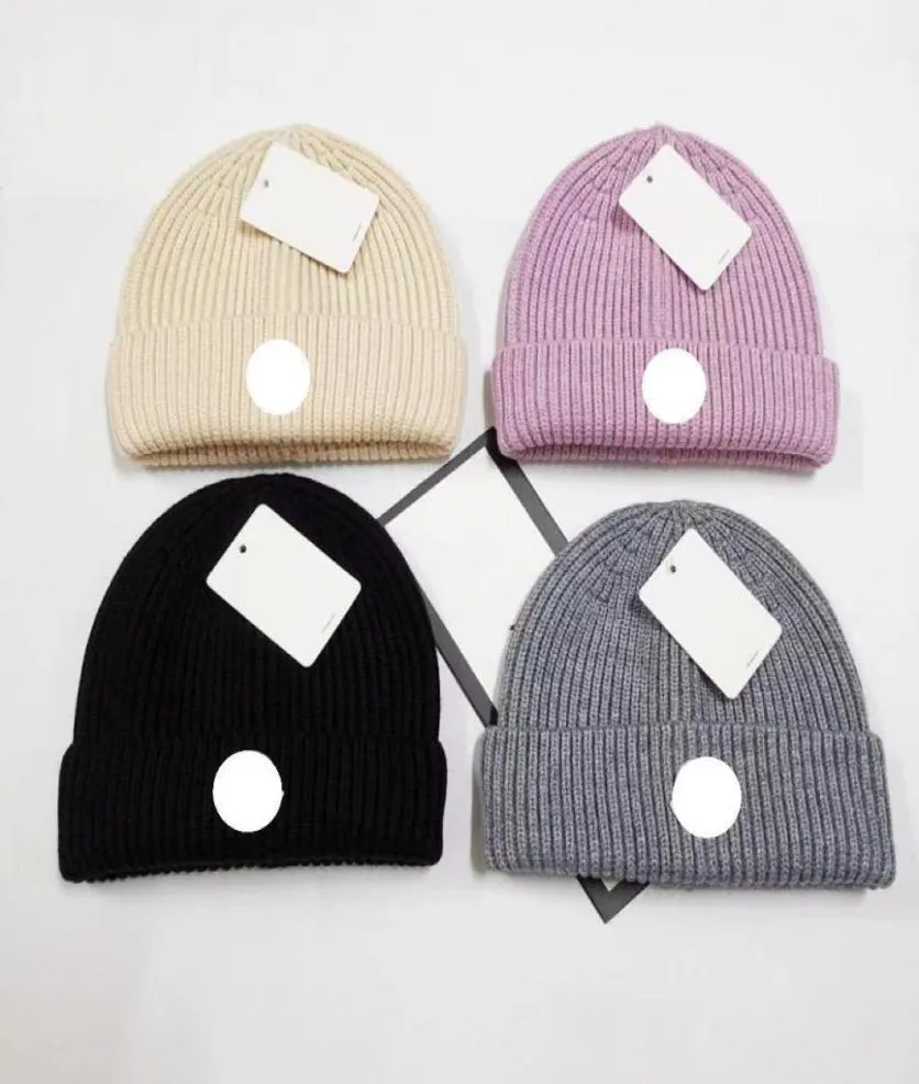 2021 Kort kupol stickad hatt fast färg Student Autumn och Winter Woolen Hats Melon Sailor Knitts6111177