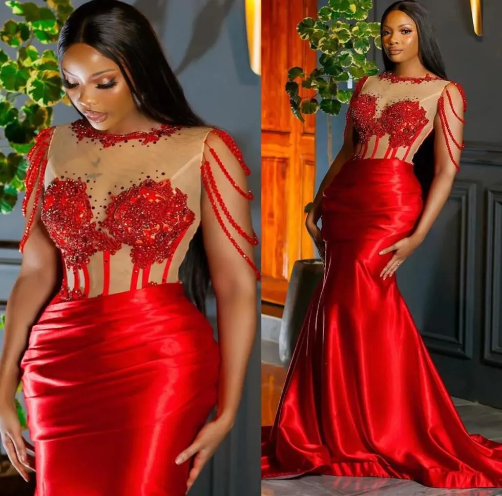 Sexy Blush Pink Arabic Aso Ebi Sexy Mermaid Prom Dresses Lace Applique Crystal Beaded Evening Gowns One Shoulder Formal Party Second Reception Robes c3488