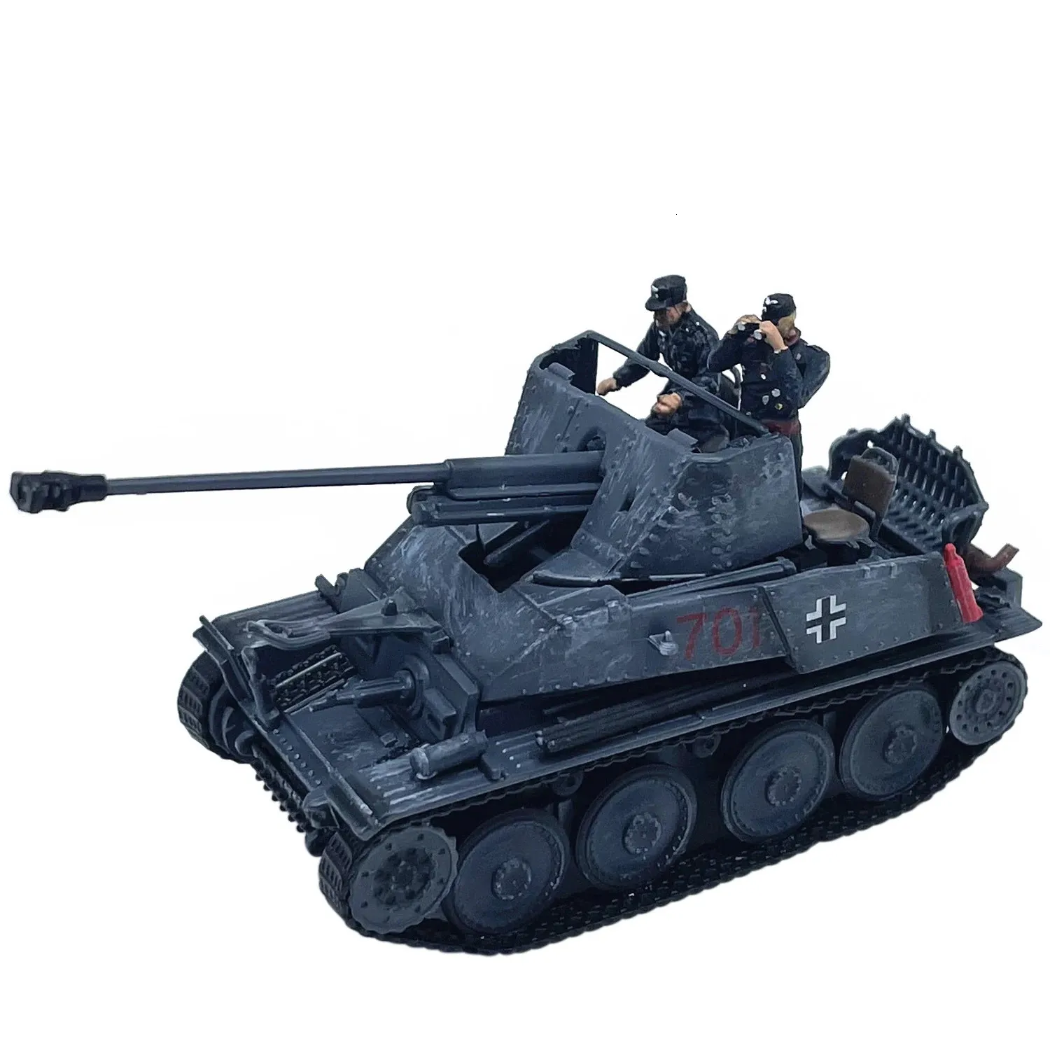 Diecast Model Diecast German Weasel Anti-tank Artillery Fighting Vehicle Alloy Plastic Model 1 72 Scale Toy Gift Collection Simulation 231208