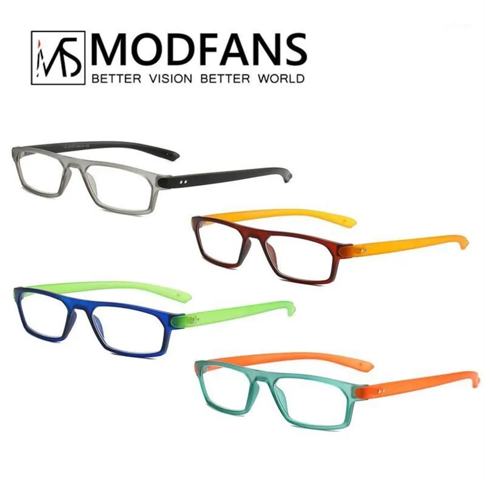 Sonnenbrille Männer Lesebrille Frauen Rechteckige Presbyopie Brillen Frühling Scharniere Bunte Mode Dioptrien Glas 1 1 5 2 2 5260W