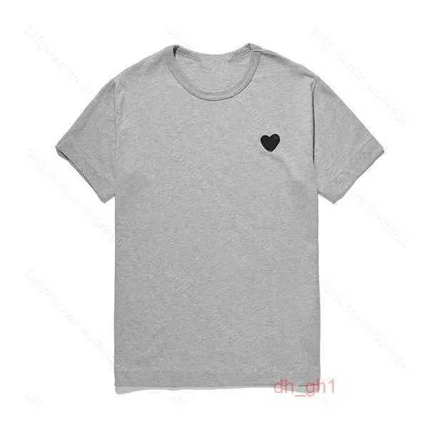 Comme De Garcon Men's t Shirt Love Men's Designer New t Shirt Loose Pattern t Shirt Chest Letter Behind Heart Hip Hop Fun Printed Shirt 7 PW9G