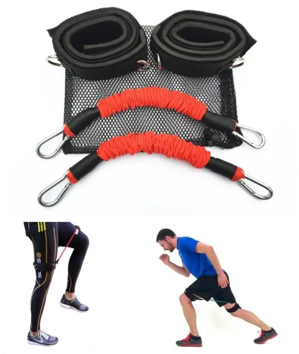 Vitesse cinétique entraînement d'agilité force des jambes bandes de résistance tubes exercice pour les athlètes football basket-ball joueurs de baseball9187668