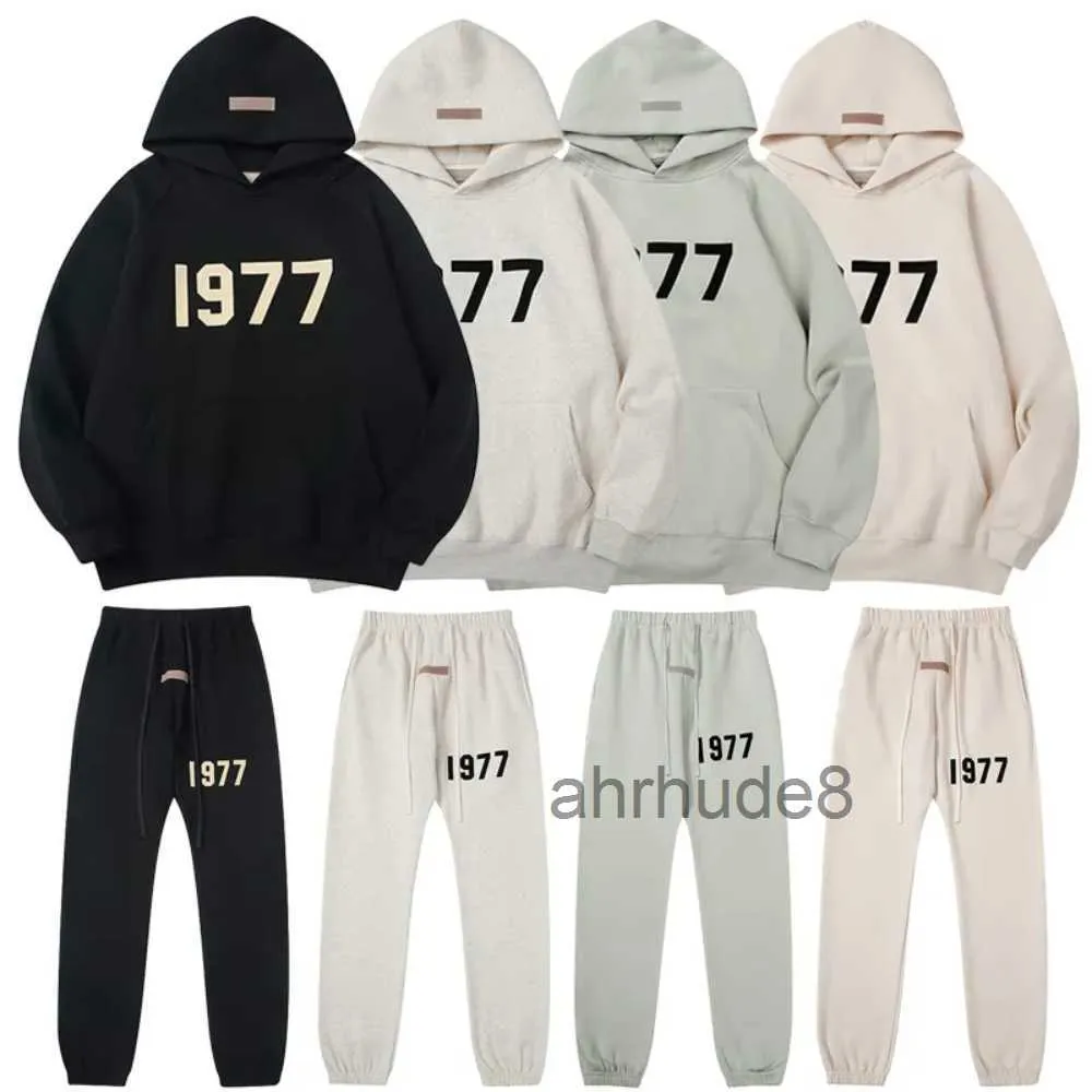 Esstenials 1977 Hoodies Egg Mens Moletons Cinza Preto Hoodie Ferro Womens Pullovers Tracksuits Oversized Jumpers Streetwear Hoody Ladys Sweater High