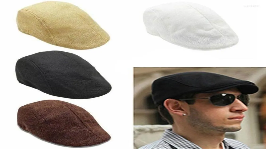 Bérets Vintage Sboy Caps Gatsby Chapeaux Ivy Golf Driving Sun Flat Cabbie Cap Peaky Blinder Pour Hommes Femmes Été Printemps Automne HatBere8036380