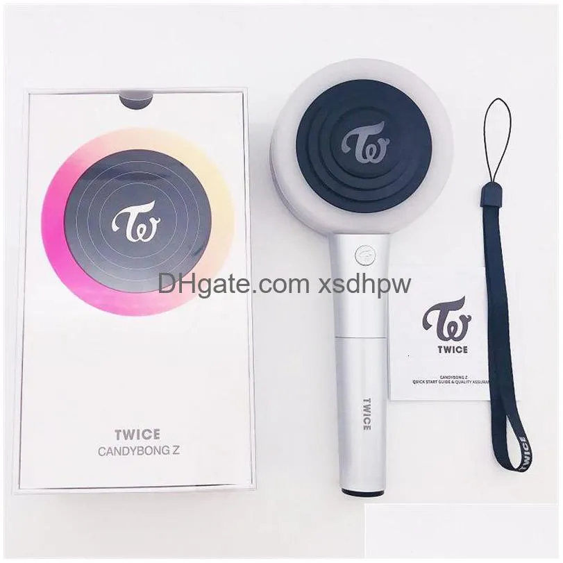 Kpop Twice LED Light Stick With Bluetooth, Lollipop Hand Lamp, And