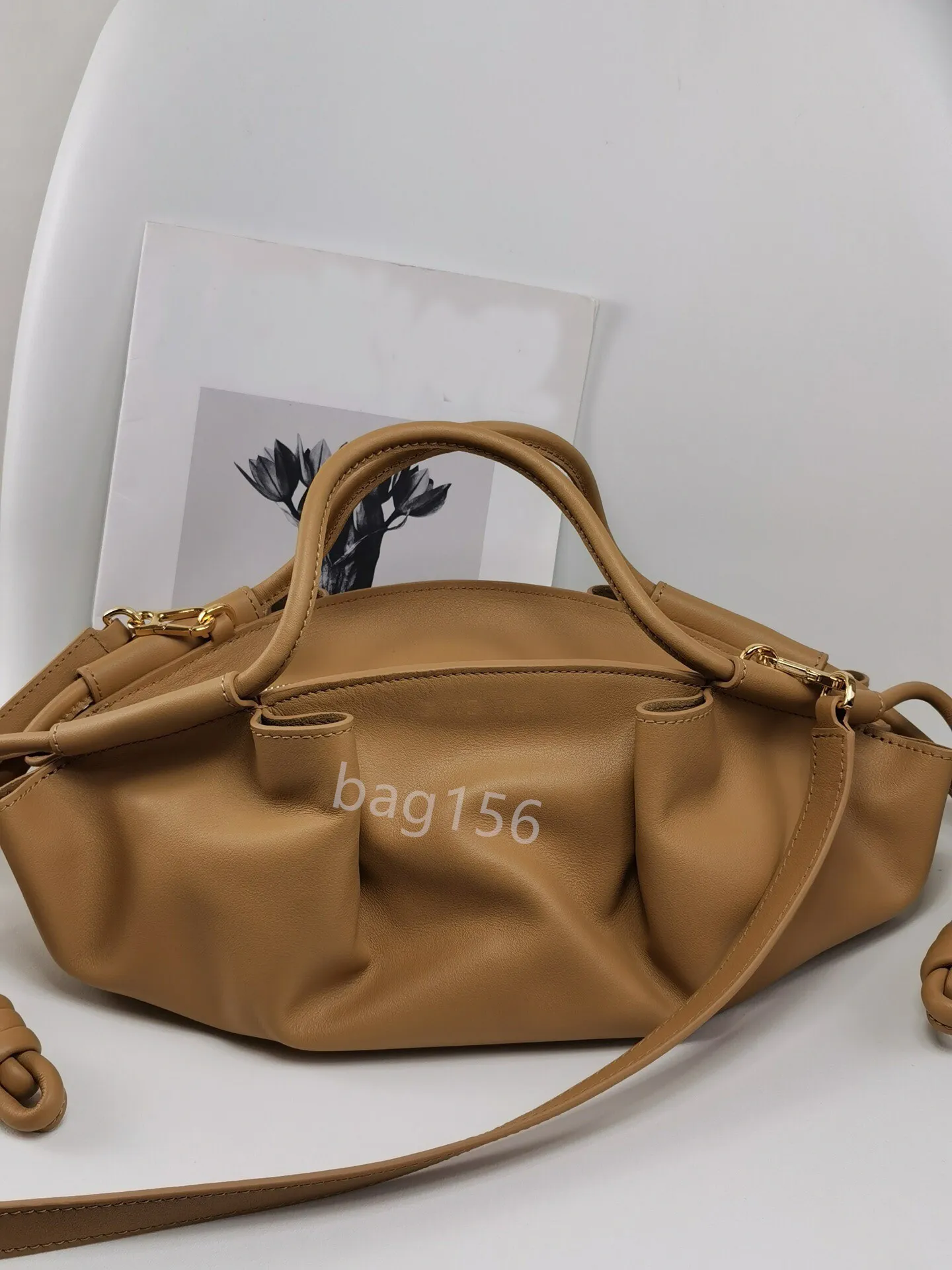 Tasarımcı Çanta Paseo hamur çantası 10a ayna kadınlar moda yumuşak deri bulut çanta baskı basılı çizme crossbody çanta büyük kapasiteli çanta şık omuz çantası 231026