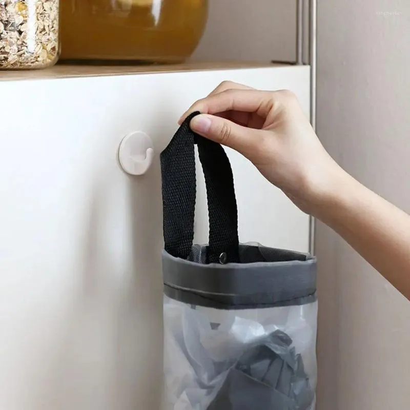 Storage Bags Recycling Rack Plastic Organizer Bag Holder Hanging Garbage Trash