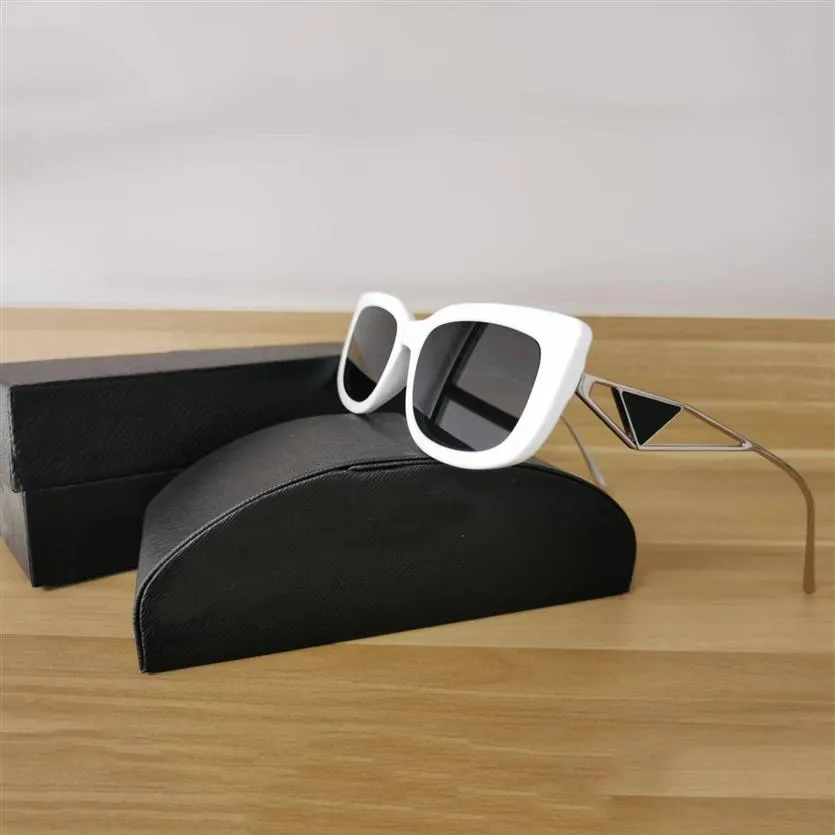 Fashion Designer Sunglasses Man Woman Lovely Brand Sunglass Cat Eye Metal Frame Sun Glasses Traveling Summer Beach Adumbral282C