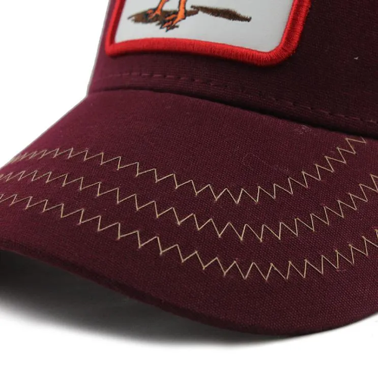 고품질 럭셔리 디자이너 동물 모자 새로운 인기있는 야구 모자 남성과 여성 여름 유럽 및 미국 패션 성격 H9501089