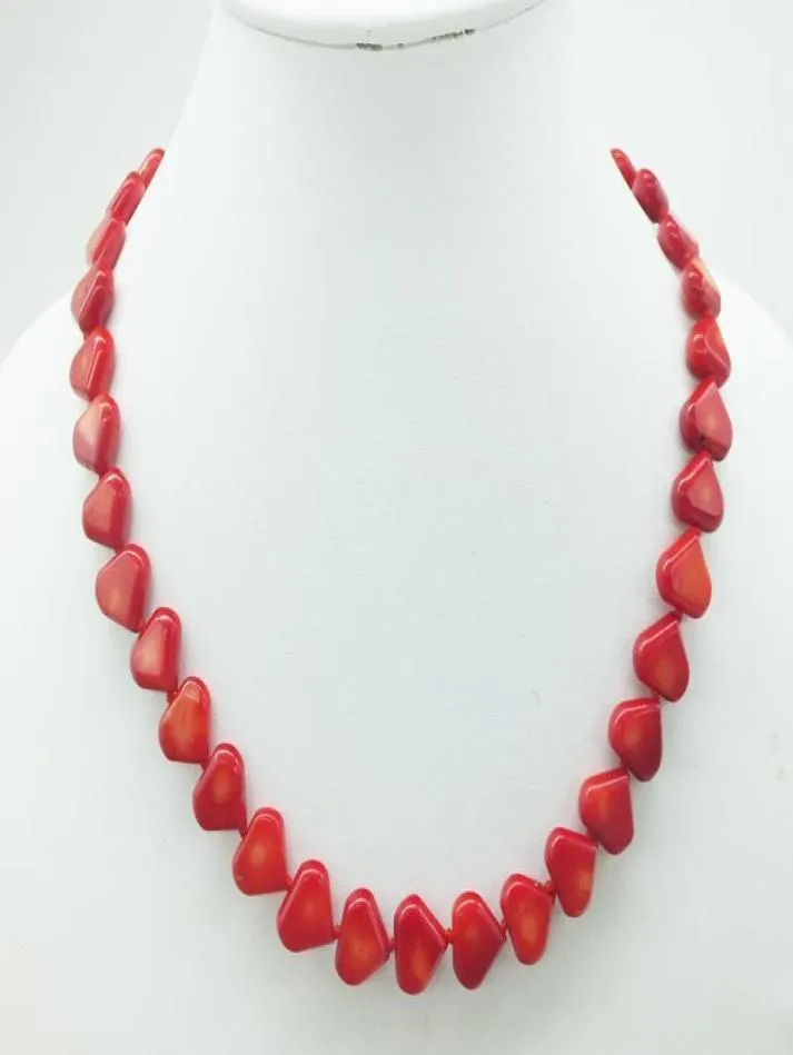 Collier de corail naturel véritable et exquis, bijoux de banquet pour dames, 18quot12819792