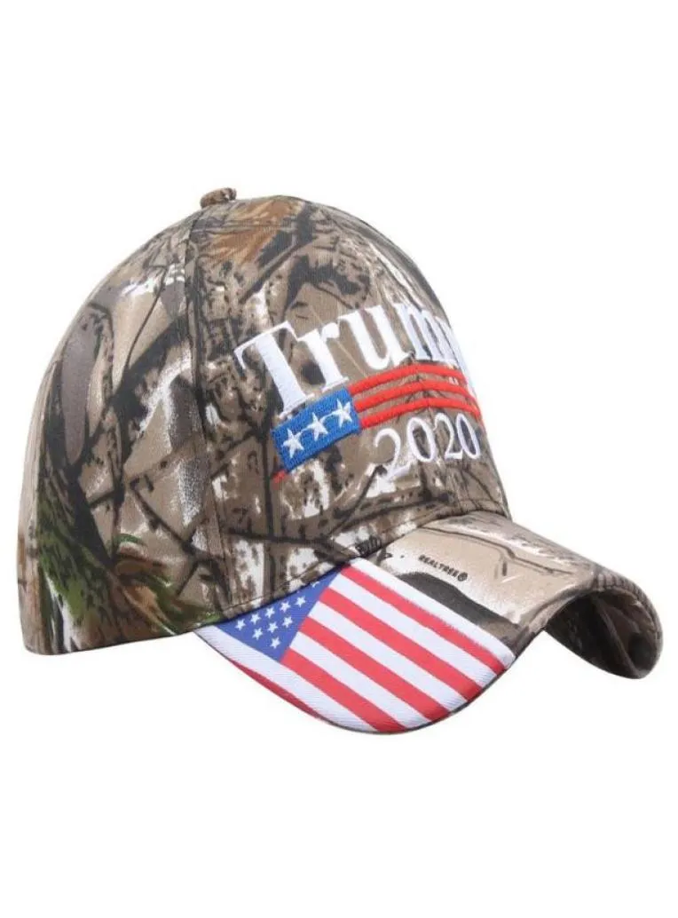 Président 2020 drapeau américain chapeau casquette faire chapeau USA Camo Camouflage casquette de Baseball3211663